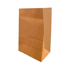 Saco de Papel Kraft para Delivery M (25x15x33cm) - Pacote com 100