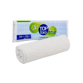 Saco de Lixo para Pia e Banheiro 34x38cm - Pacote com 40