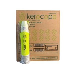 Copo Plástico Descartável Kerocopo 180ml - Caixa com 2500