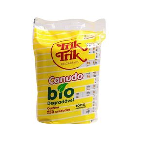 Canudo Biodegradável para Vitamina - Pacote com 250